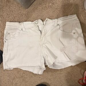 Xhilaration White Jean Shorts